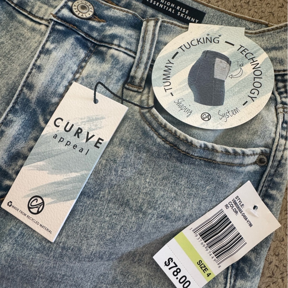 CURVE APPEAL tummy, tucking technology,Denim Jeans-essential skinny, high-rise👖 - Picture 13 of 13